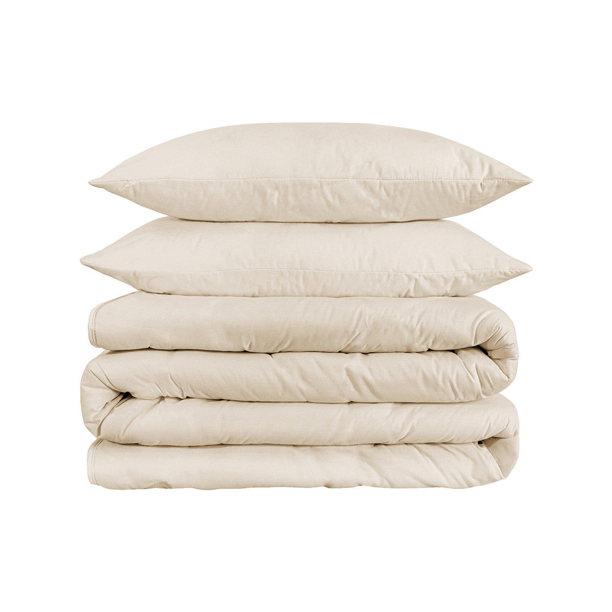 HERMOSA 1200 TC IVORY QUEEN DUVET COVER SET