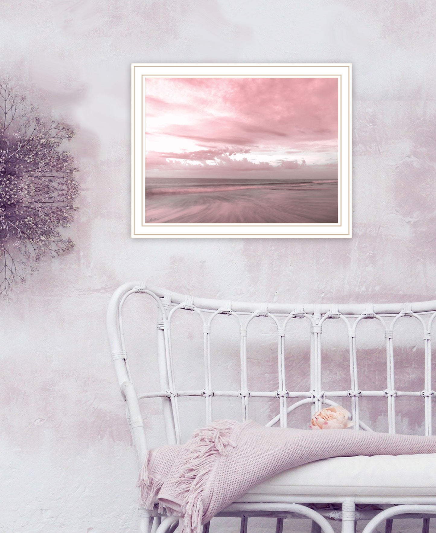 HERMOSA CALIFORNIA PINK WALL ART