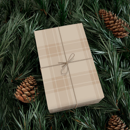 Classic Plaid Fall Eco-Friendly Gift Wrap Paper