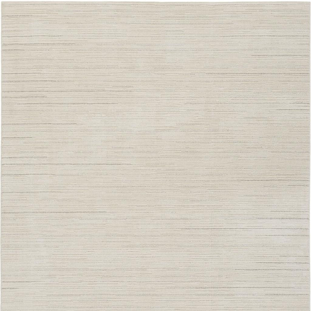 8' X 10' GRAY AND IVORY ABSTRACT AREA RUG