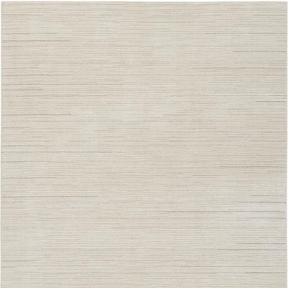 8' X 10' GRAY AND IVORY ABSTRACT AREA RUG