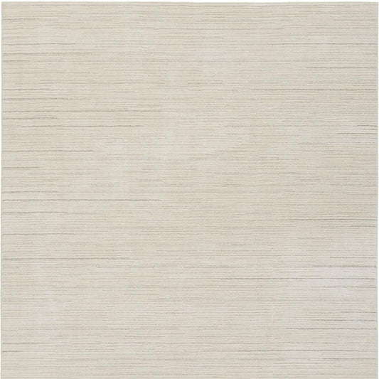 8' X 10' GRAY AND IVORY ABSTRACT AREA RUG