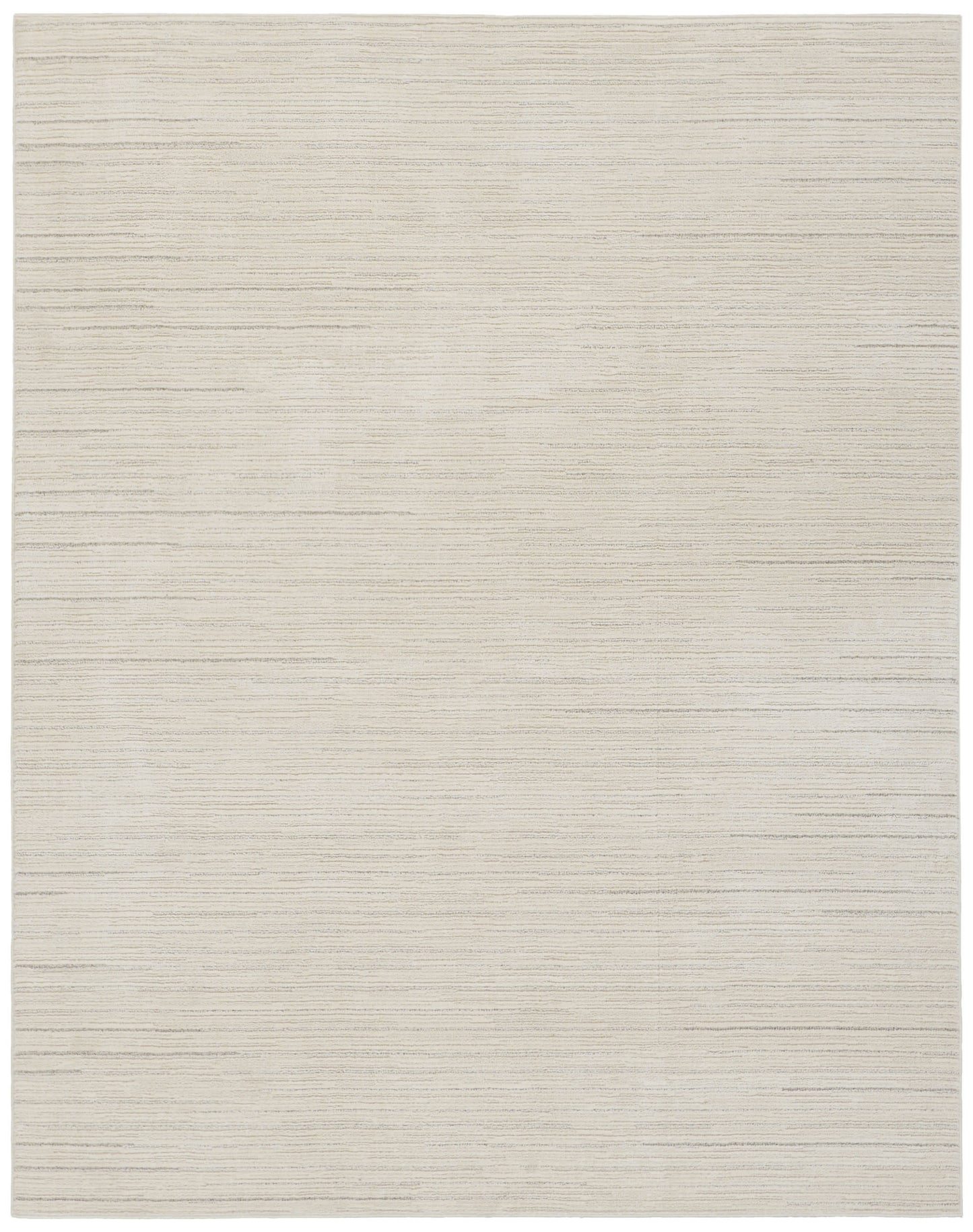 8' X 10' GRAY AND IVORY ABSTRACT AREA RUG