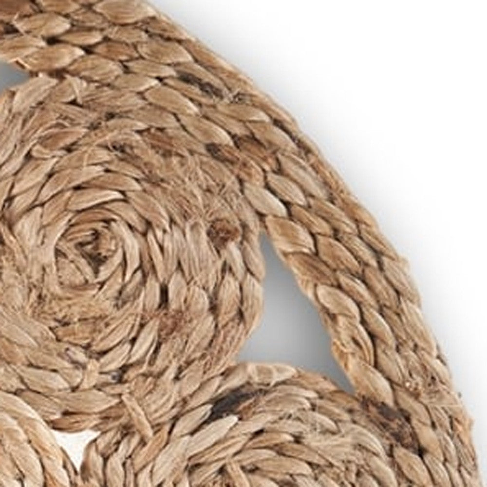 REDONDO SET OF TWO JUTE ROUND PLACEMATS