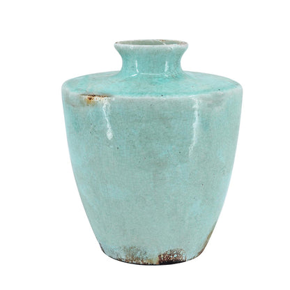 REDONDO AQUA TERRACOTTA VASE