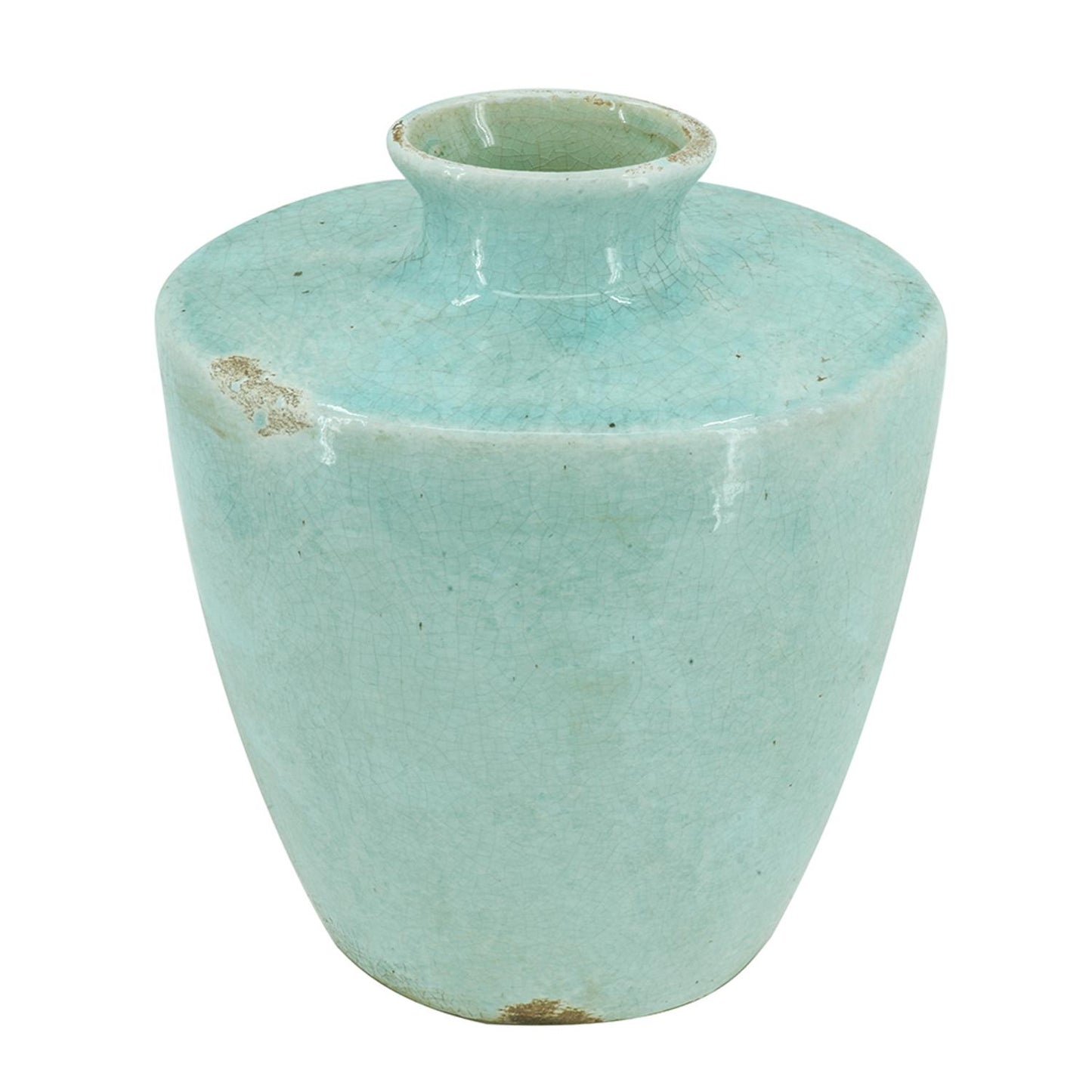 REDONDO AQUA TERRACOTTA VASE