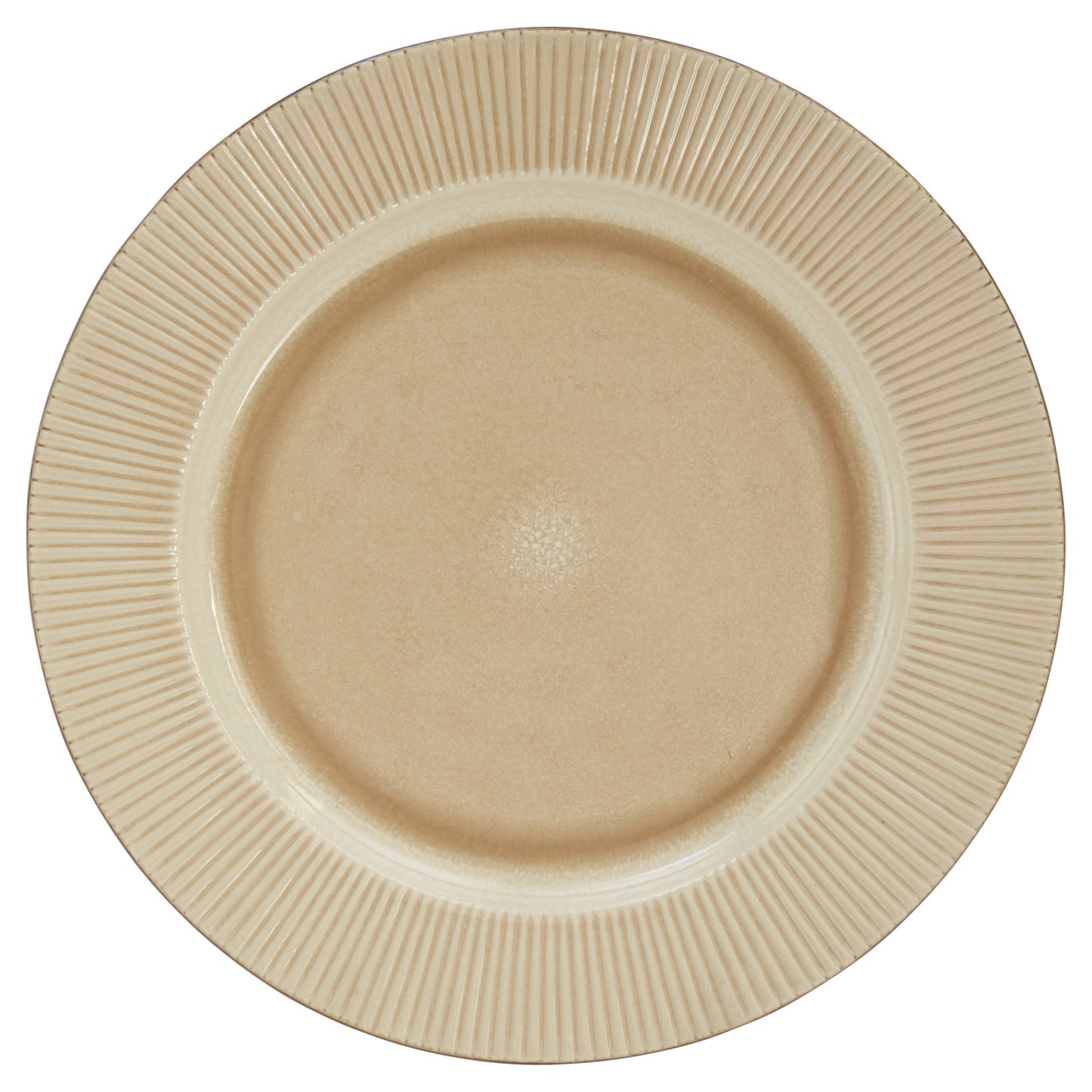 SAND STRIPED CERAMIC DINNERWARE 16-PIECE SET FOR FOUR - Varnish & Vibe