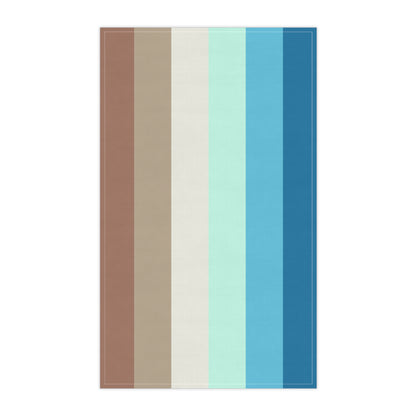 OCEAN STRIPED BREEZE COTTON TEA TOWEL