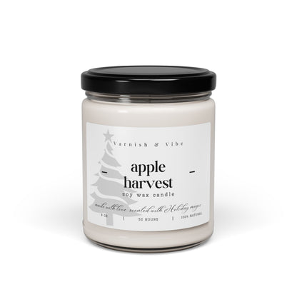 Christmas Vegan Natural Soy Candle, 9oz