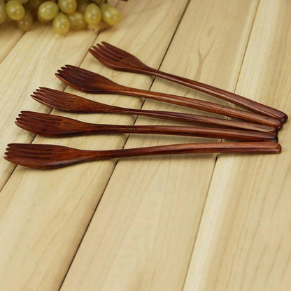 brown wood piece dinner fork, piece dinner fork dinner spoon, wood piece dinner fork dinner, wood piece dinner fork, matte brown wood piece dinner
