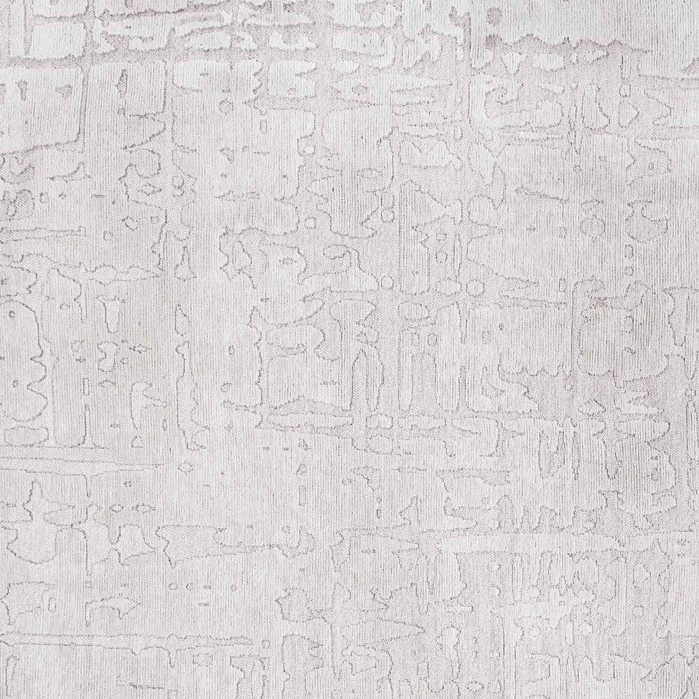 OCEAN 9' x 13' WHITE ABSTRACT RUG