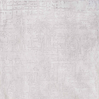 OCEAN 9' x 13' WHITE ABSTRACT RUG