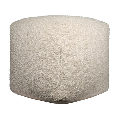 LAKEVIEW 18" BEIGE OUTDOOR POUF OTTOMAN