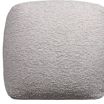 LAKEVIEW 18" GRAY OUTDOOR POUF OTTOMAN