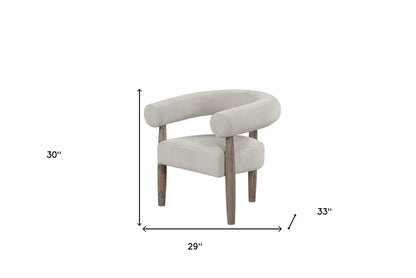 ash gray fabric arm chair, gray fabric arm chair, fabric arm chair, cream ash gray fabric arm, 29" cream ash gray fabric