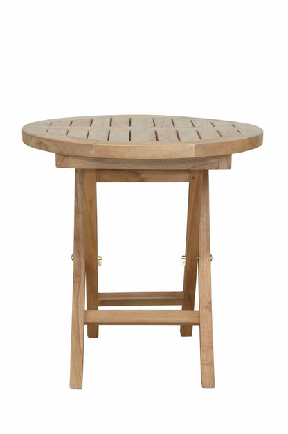 LAKEVIEW 20" SOLID WOOD FOLDING OUTDOOR SIDE TABLE