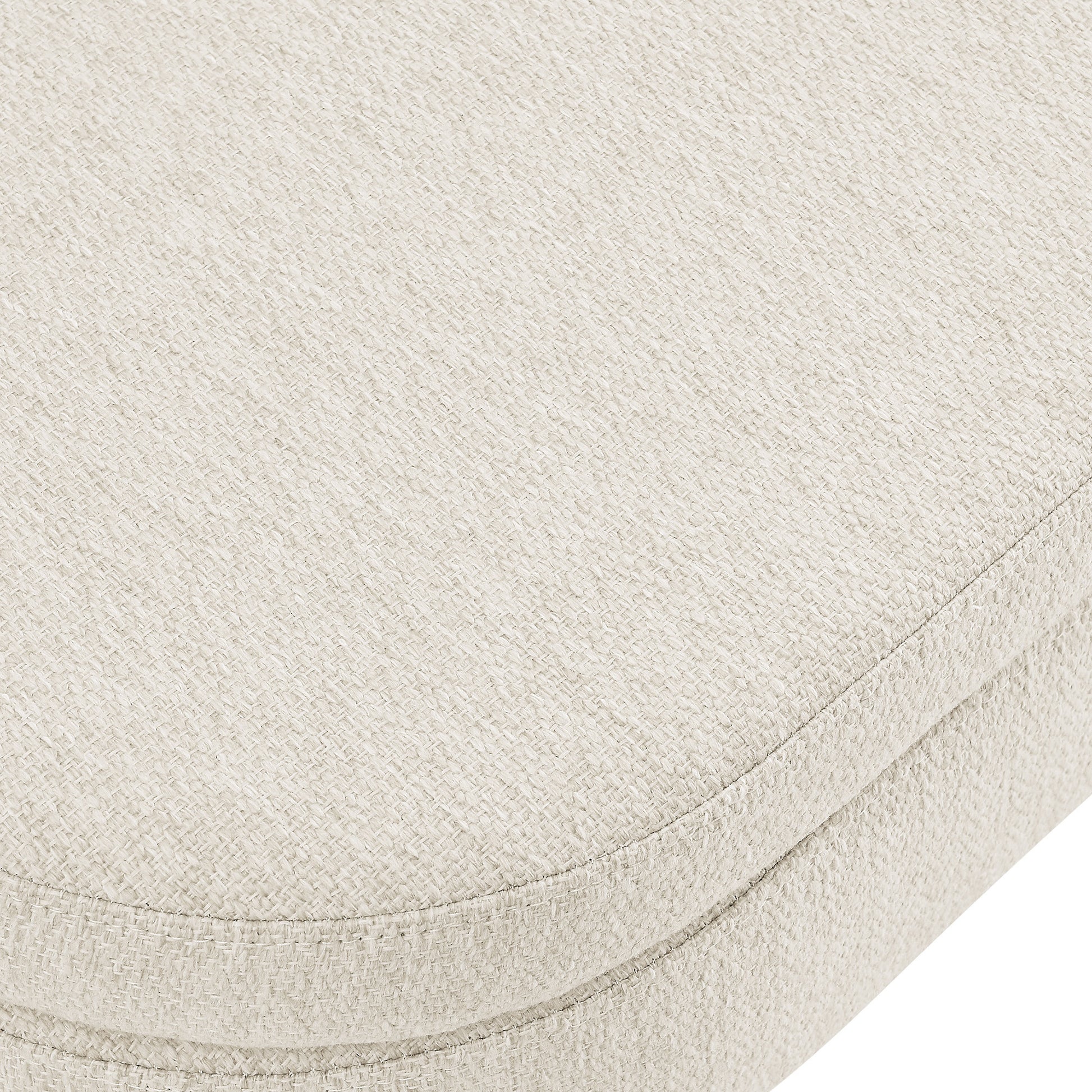 Close-up of the linen upholstery texture