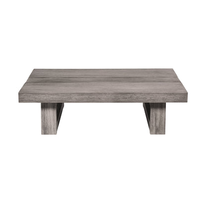 LAKEVIEW 33" GRAY SOLID WOOD OUTDOOR COFFEE TABLE