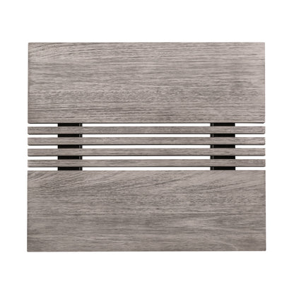 LAKEVIEW 33" GRAY SOLID WOOD OUTDOOR COFFEE TABLE
