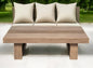LAKEVIEW 33" NATURAL SOLID WOOD OUTDOOR COFFEE TABLE
