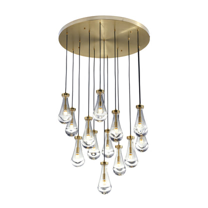 VALLEY 36" 13-LIGHTS CHANDELIER - Varnish & Vibe