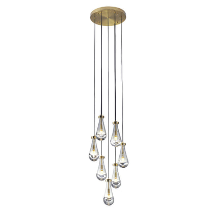VALLEY 18" 7-LIGHTS CHANDELIER - Varnish & Vibe