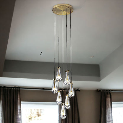 VALLEY 18" 7-LIGHTS CHANDELIER - Varnish & Vibe