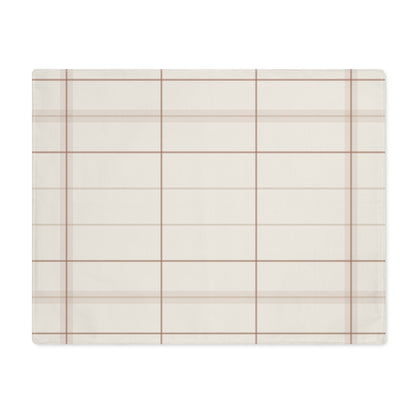 Textured Grid Minimalist Fall Placemat