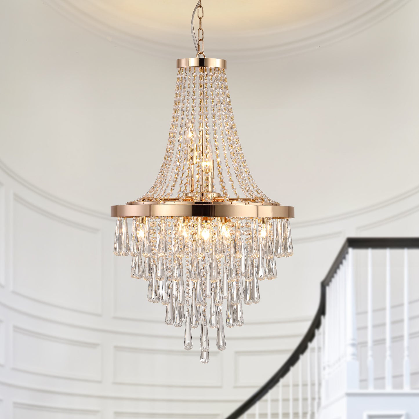 VALLEY CRYSTAL CHANDELIER - Varnish & Vibe