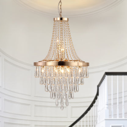 VALLEY CRYSTAL CHANDELIER - Varnish & Vibe