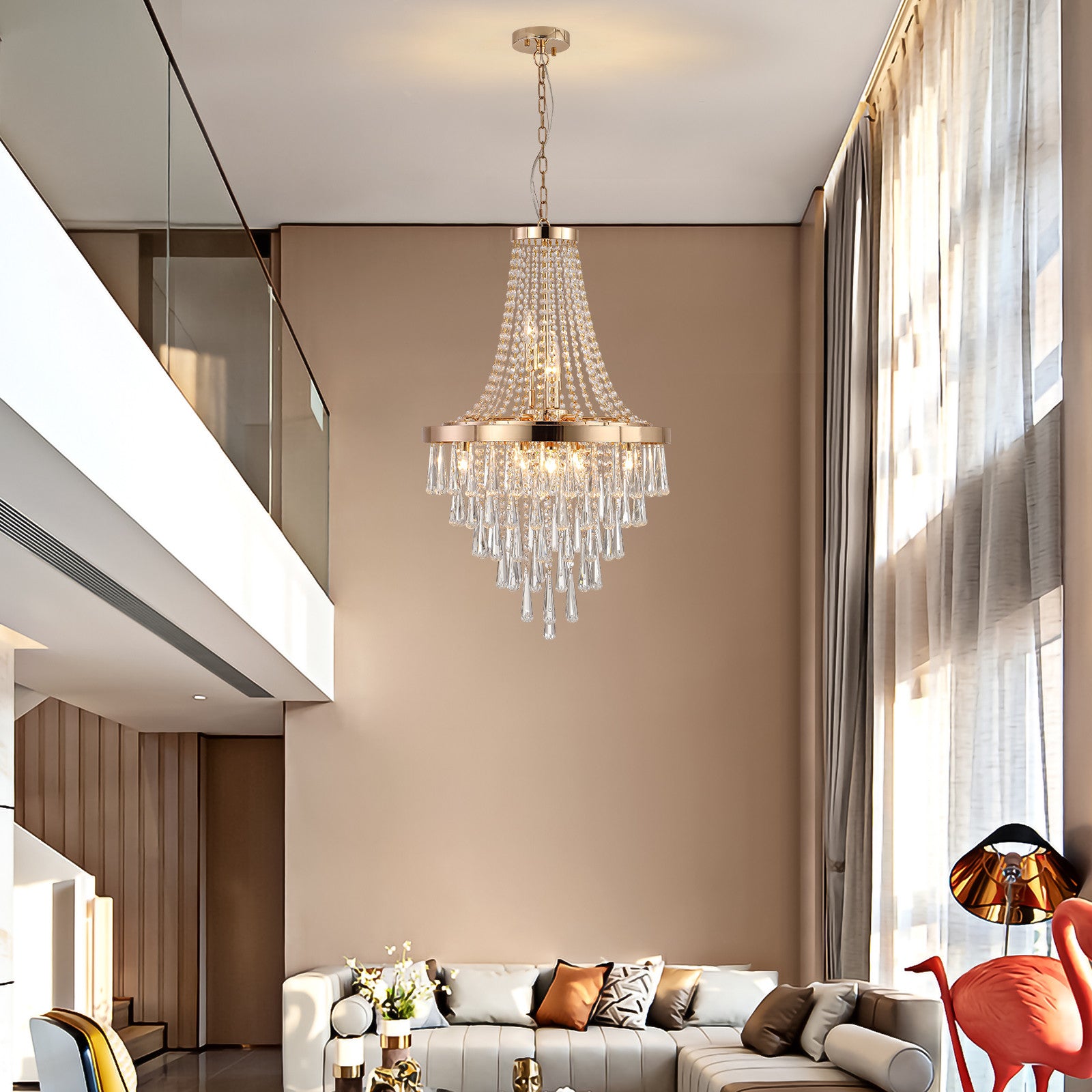 VALLEY CRYSTAL CHANDELIER - Varnish & Vibe