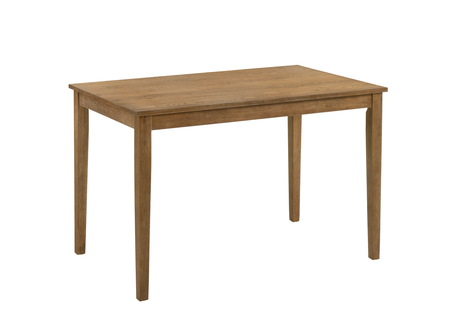 CALABASAS FIVE PIECE OAK SOLID WOOD DINING SET WITH FOUR CHAIRS - Varnish & Vibe