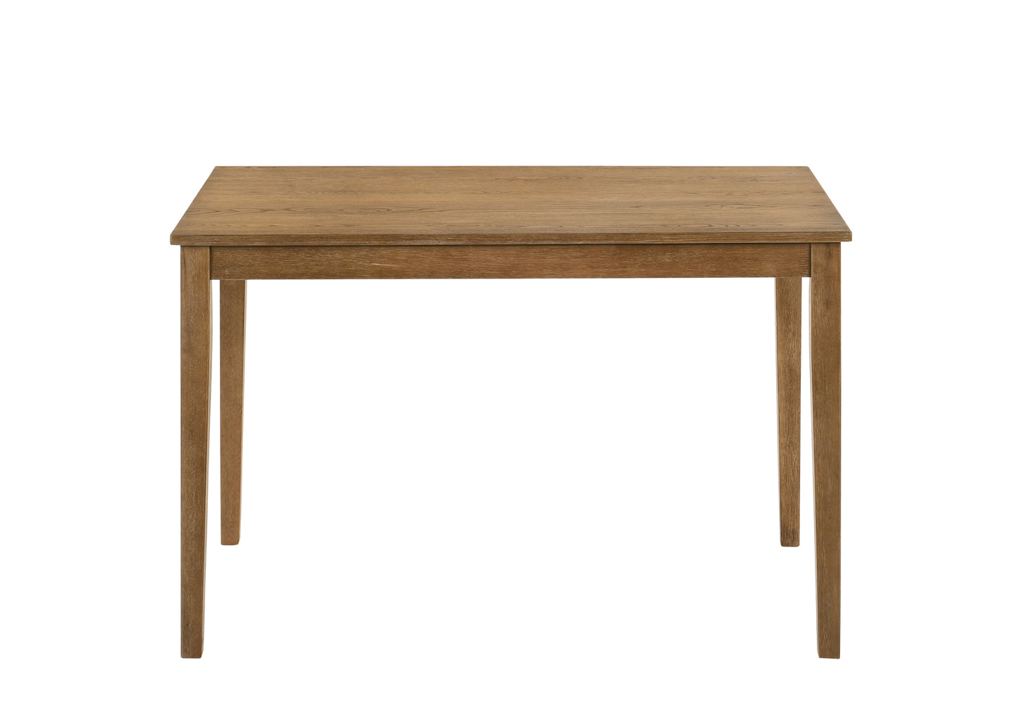 CALABASAS FIVE PIECE OAK SOLID WOOD DINING SET WITH FOUR CHAIRS - Varnish & Vibe