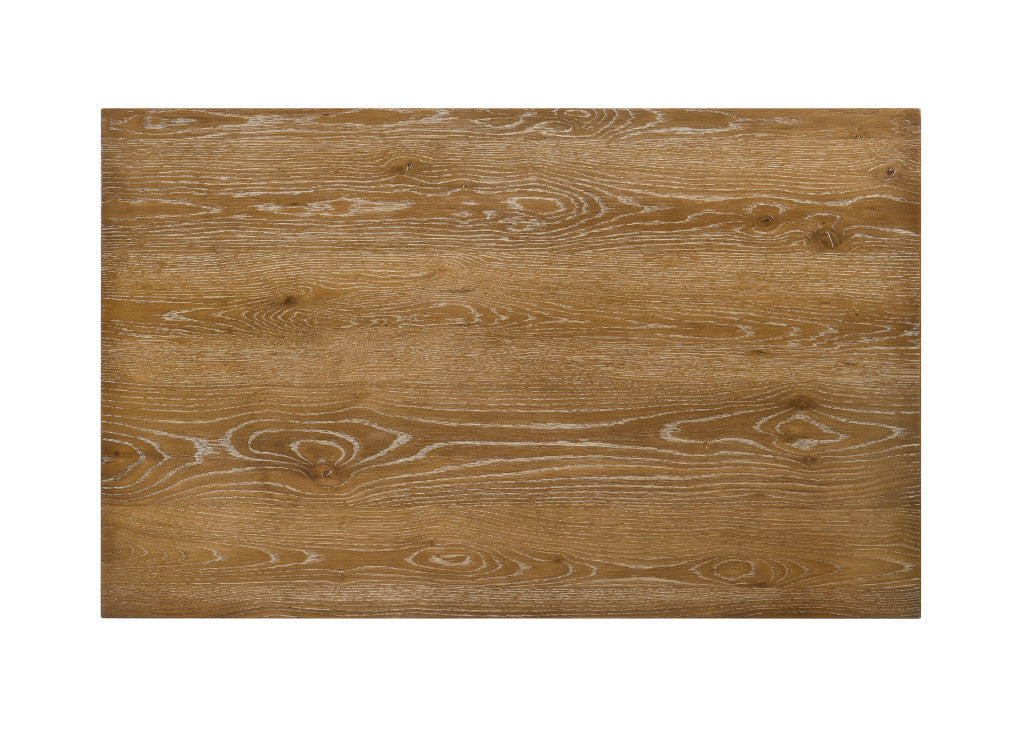 CALABASAS FIVE PIECE OAK SOLID WOOD DINING SET WITH FOUR CHAIRS - Varnish & Vibe