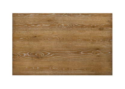 CALABASAS FIVE PIECE OAK SOLID WOOD DINING SET WITH FOUR CHAIRS - Varnish & Vibe