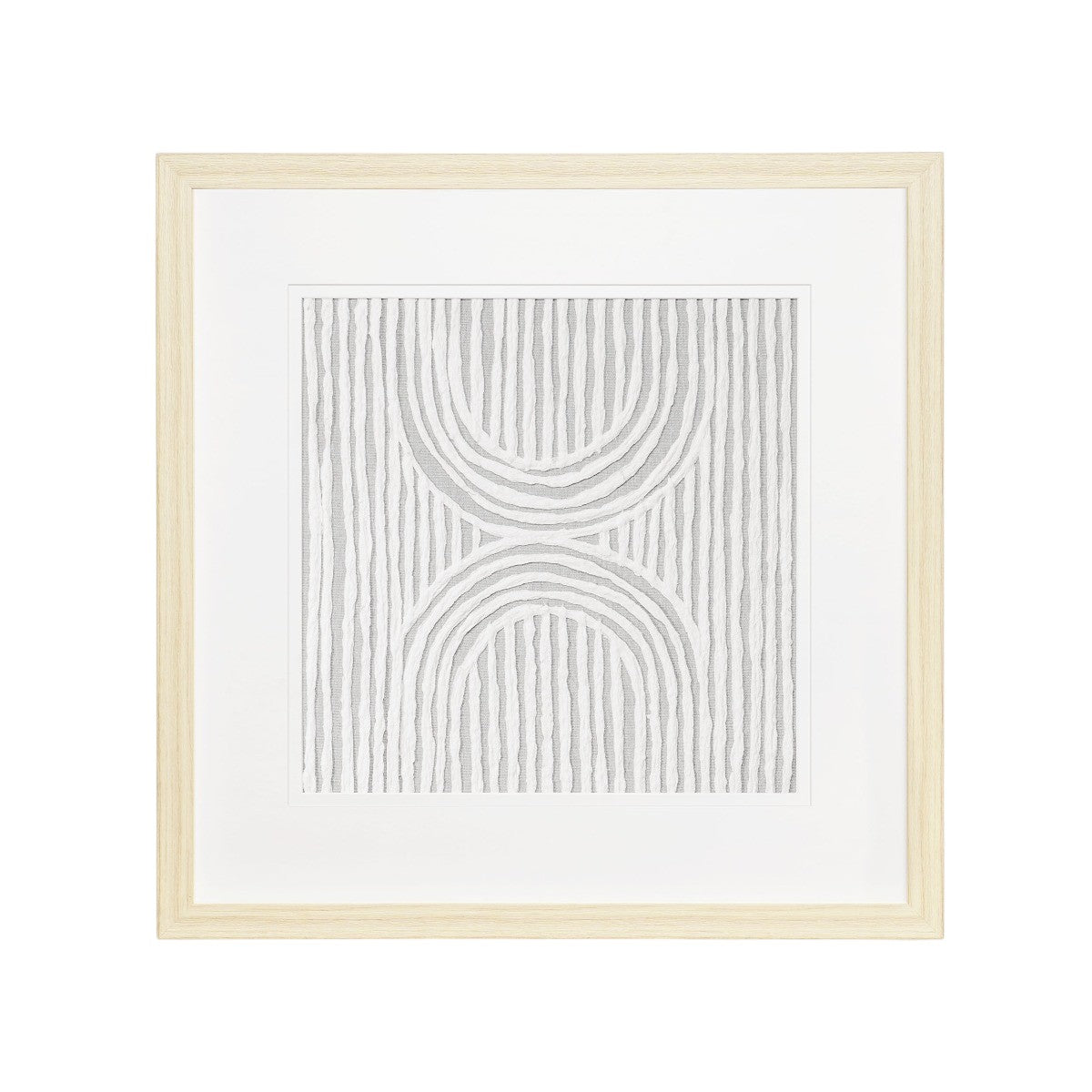 MALIBU ZINNIA I NATURAL SHADOWBOX MINIMALISTIC WALL ART - Varnish & Vibe
