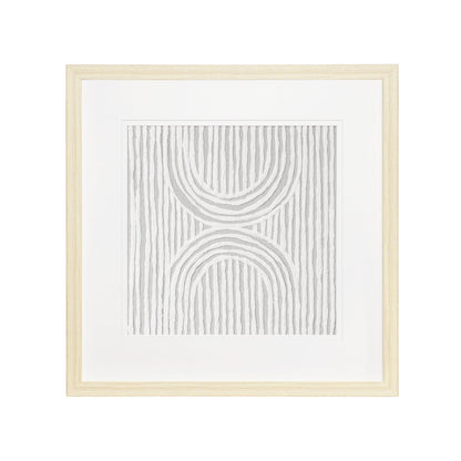 MALIBU ZINNIA I NATURAL SHADOWBOX MINIMALISTIC WALL ART - Varnish & Vibe