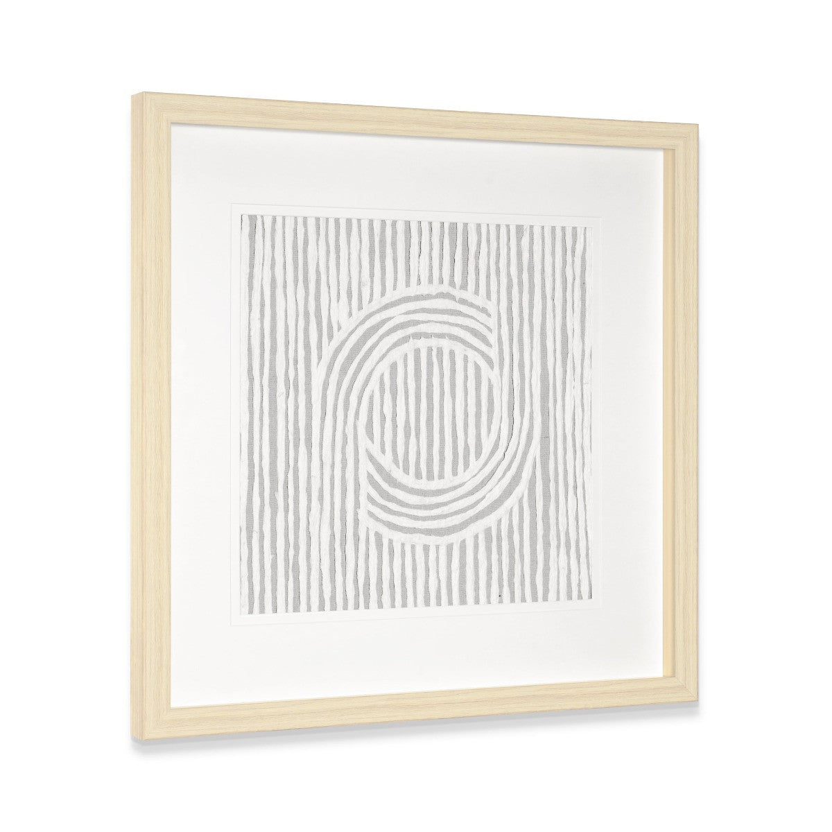 MALIBU ZINNIA II BROWN SHADOWBOX MINIMALISTIC WALL ART - Varnish & Vibe