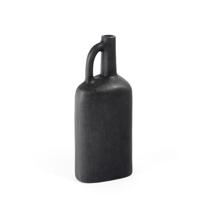 MALIBU 11" GRAY ALUMINUM JUG TABLE VASE - Varnish & Vibe