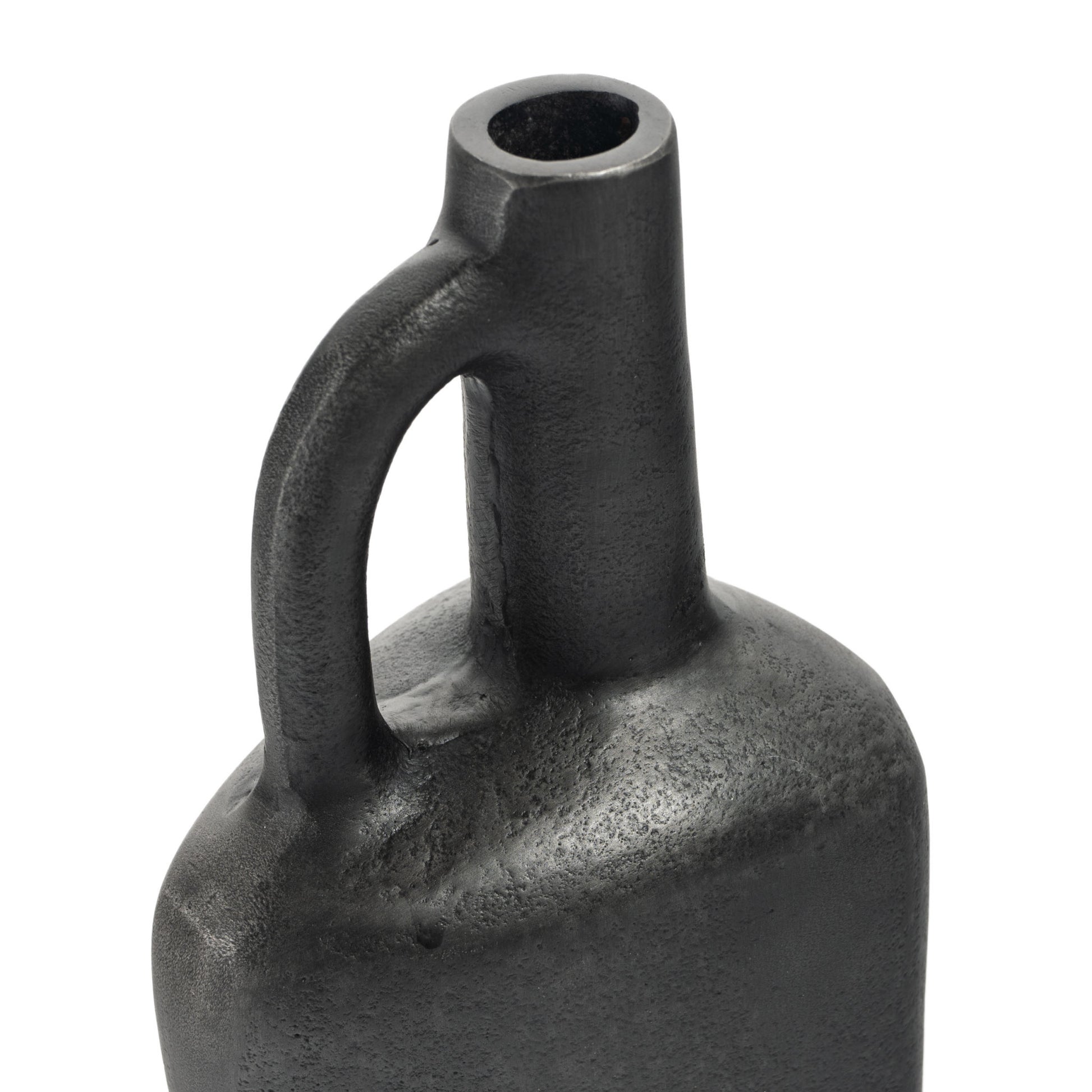 MALIBU 11" GRAY ALUMINUM JUG TABLE VASE - Varnish & Vibe