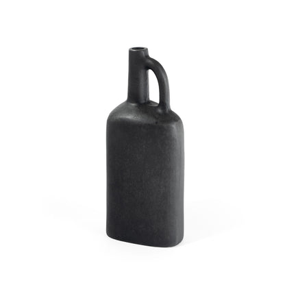 MALIBU 11" GRAY ALUMINUM JUG TABLE VASE - Varnish & Vibe