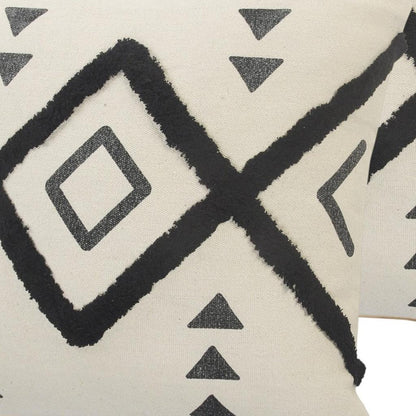 HERMOSA SET OF TWO BRIGHT GEOMETRIC THROW PILLOWS