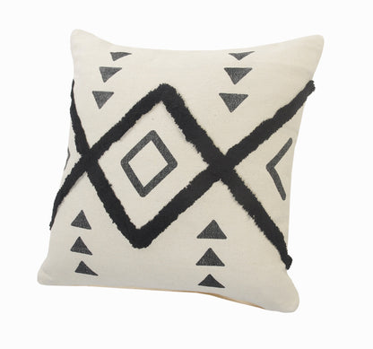 HERMOSA SET OF TWO BRIGHT GEOMETRIC THROW PILLOWS