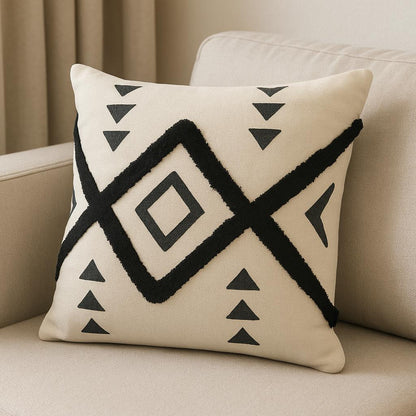 HERMOSA SET OF TWO BRIGHT GEOMETRIC THROW PILLOWS