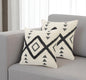 HERMOSA SET OF TWO BRIGHT GEOMETRIC THROW PILLOWS