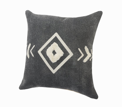 HERMOSA SET OF TWO DARK GEOMETRIC THROW PILLOWS