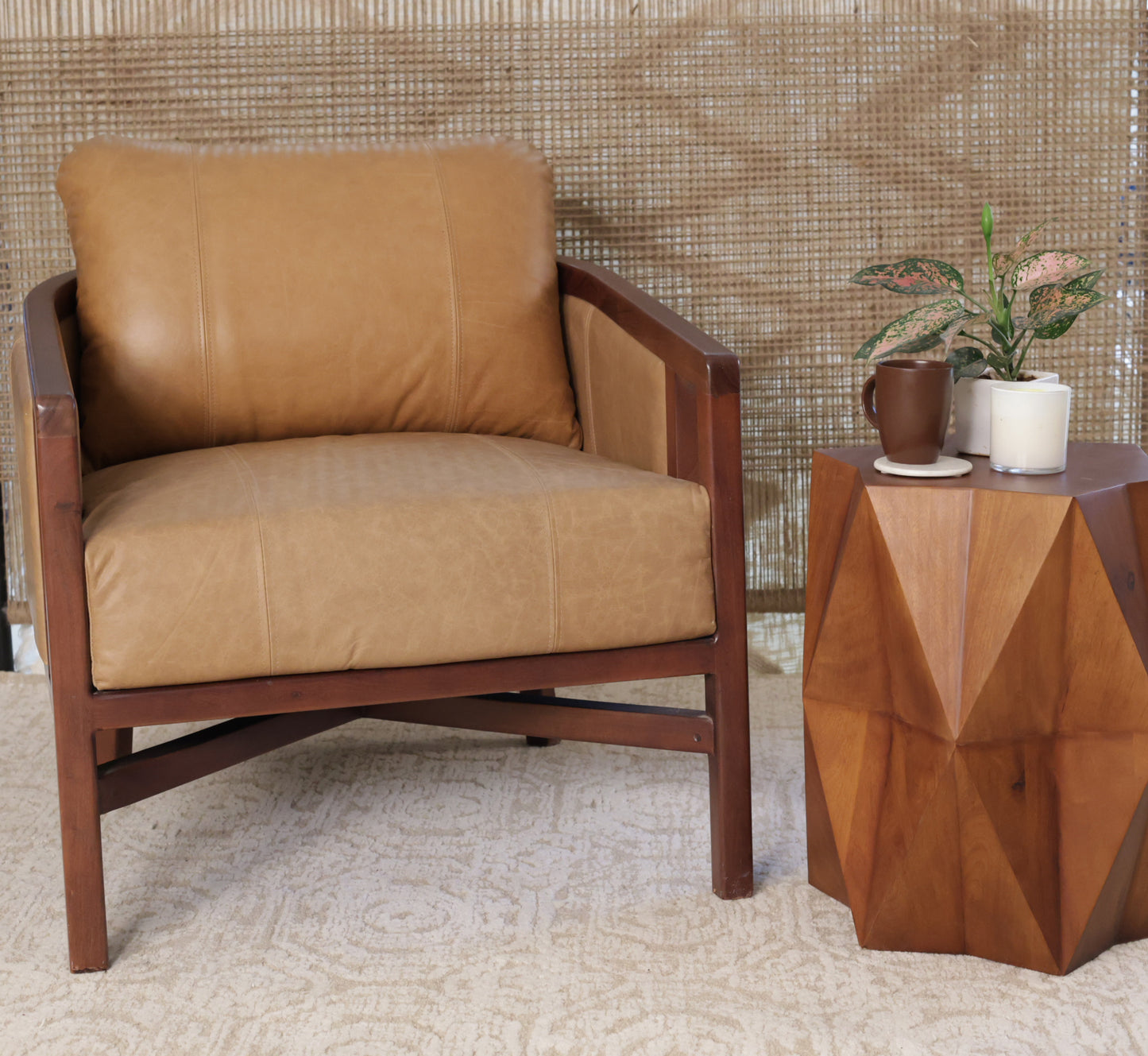 brown genuine leather arm chair, genuine leather arm chair, 32" brown genuine leather arm, brown genuine leather arm, leather arm chair
