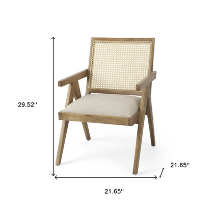 linen solid wood arm chair, 22" beige natural linen, 22" beige natural linen solid, beige natural linen solid wood, 22" beige natural