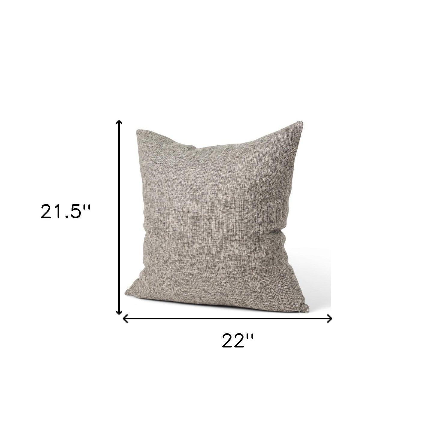 linen throw pillow cover texture, gray linen throw pillow cover, throw pillow cover texture, linen throw pillow cover, 22" gray linen throw pillow