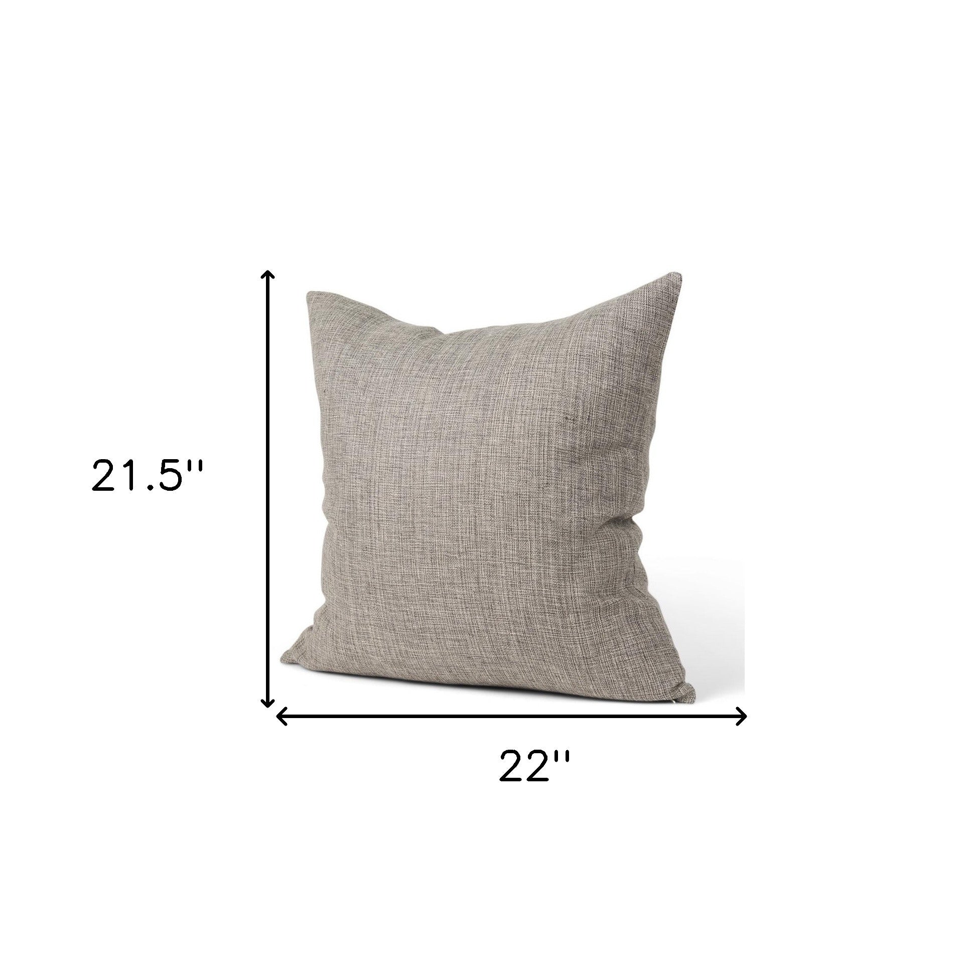 linen throw pillow cover texture, gray linen throw pillow cover, throw pillow cover texture, linen throw pillow cover, 22" gray linen throw pillow
